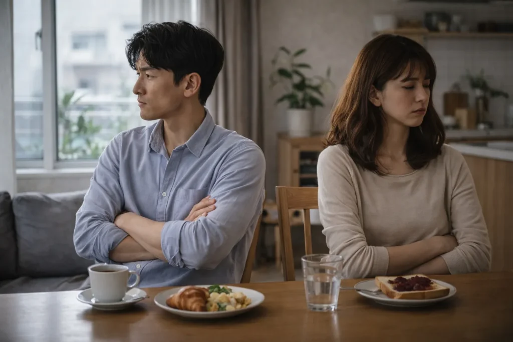 夫婦喧嘩のあと、関係が冷えてしまうことがあります